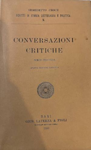 CONVERSAZIONI E CRITICHE SERIE 1